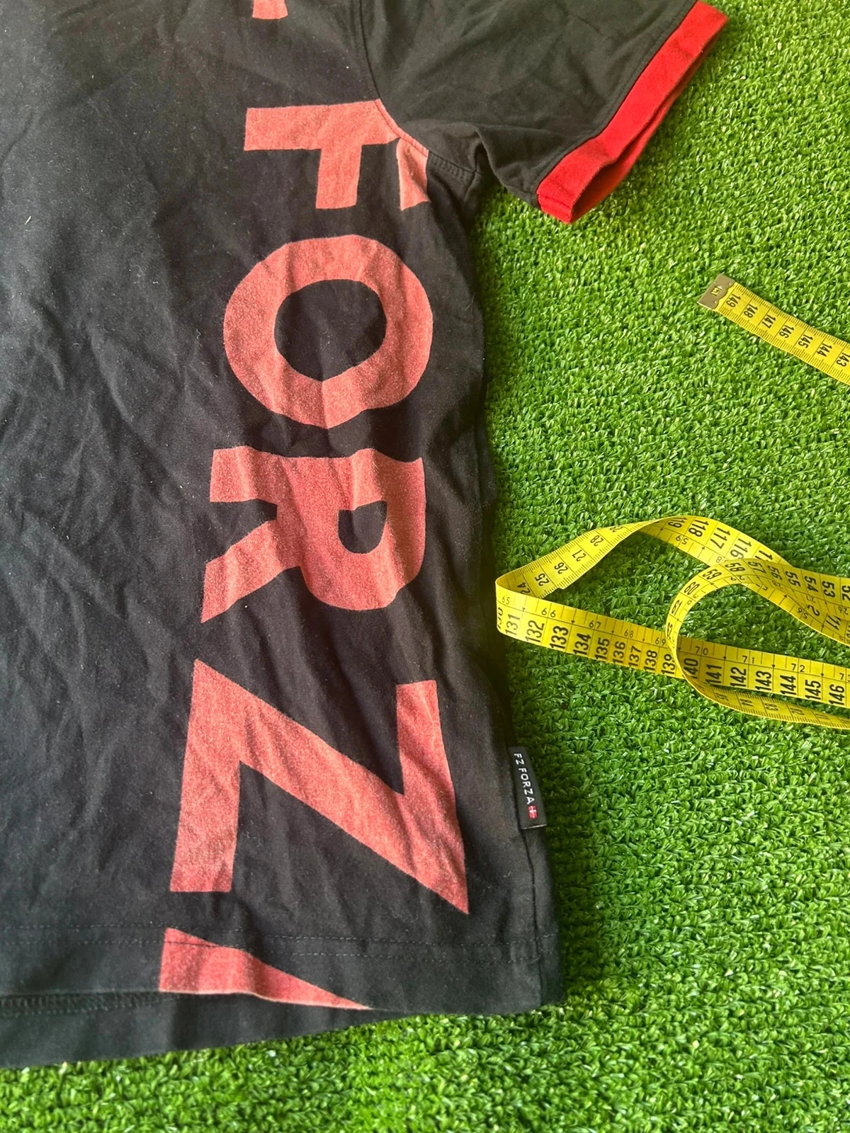 Black t-shirt with red patterns FZ Forza – photo 4